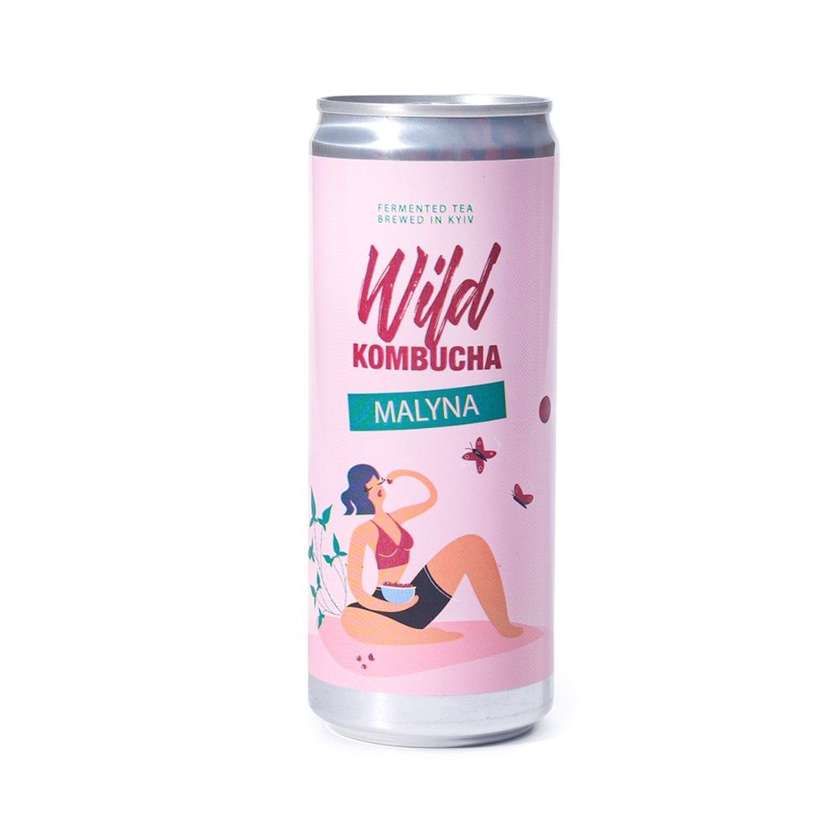 Wild Raspberry Kombucha 330ml