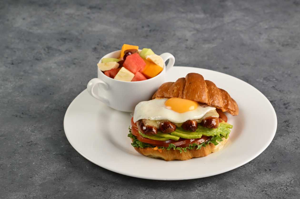 Breakfast Croissant Sandwich