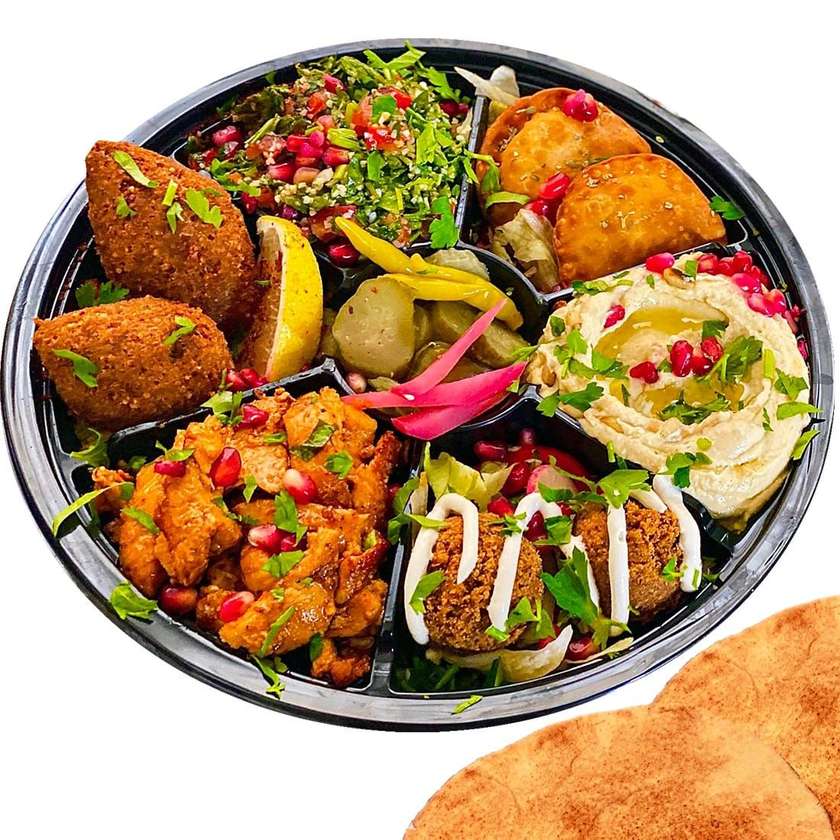 Mega Mix Mezze Hot - Cold Kibbeh vita & Sambousek branza 650g New.**