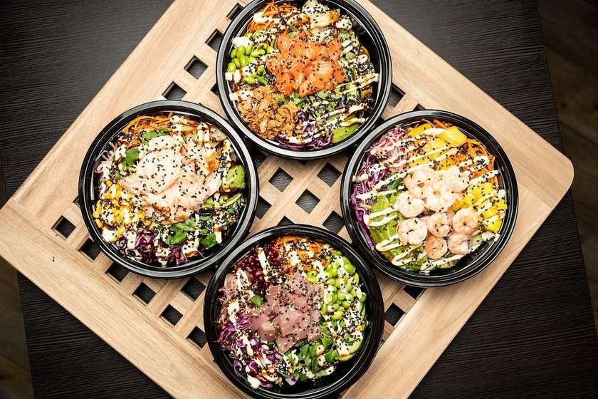 Poke menu pro ČTYŘI s nealkem