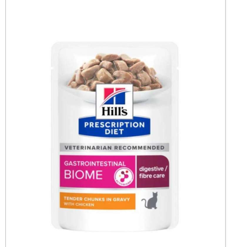HILL'S Prescription Diet Feline Gastrointestinal Biome Cat Food Pouches, 85g