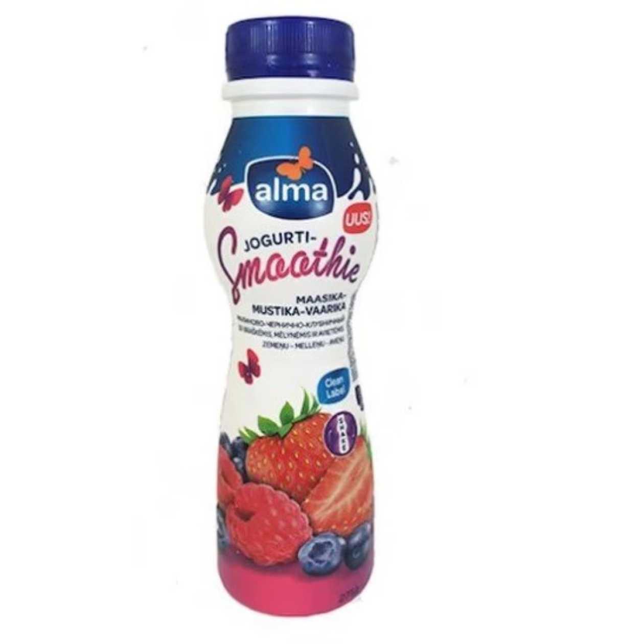 Alma Strawberry-Blueberry-Raspberry Yogurt Smoothie
