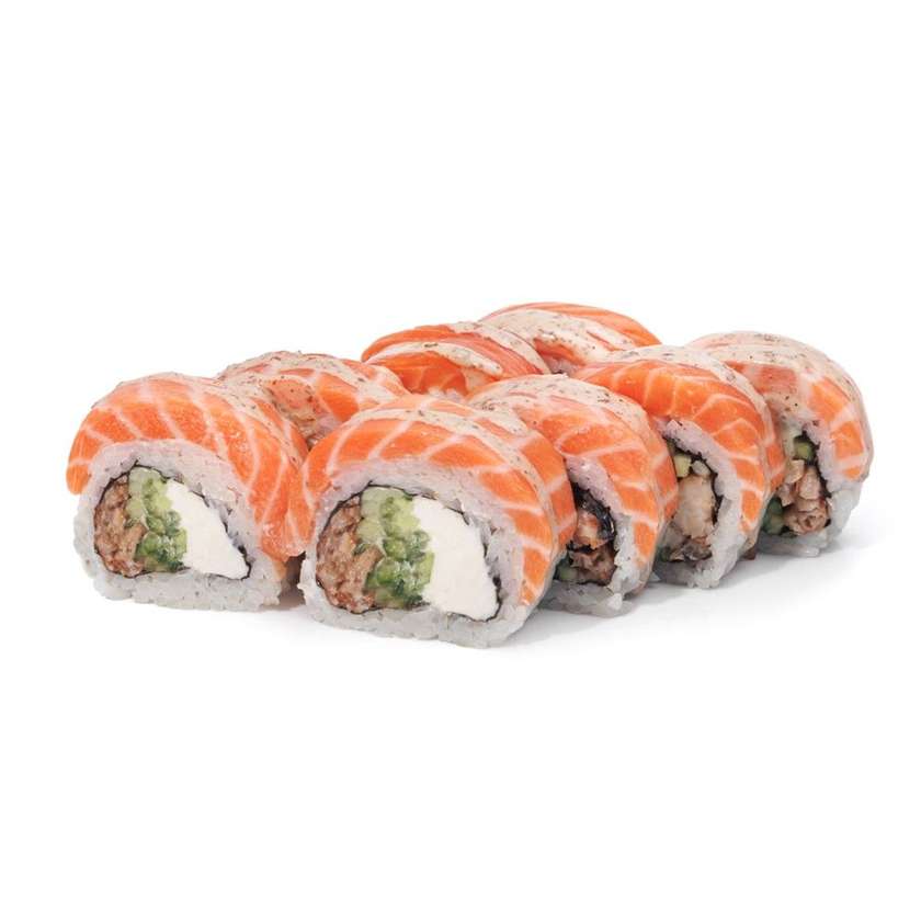 Salmon and eel roll 360g
