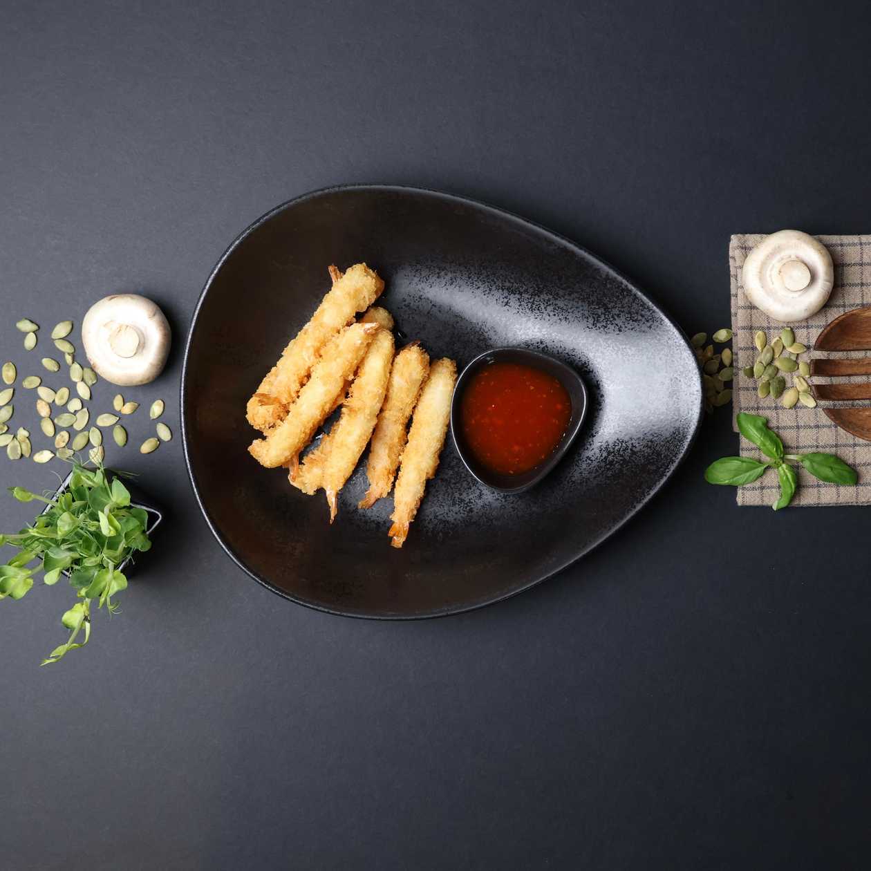 Breaded shrimp (8 pcs.)