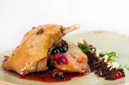 Pulpă de Rață Confitată cu Portocale