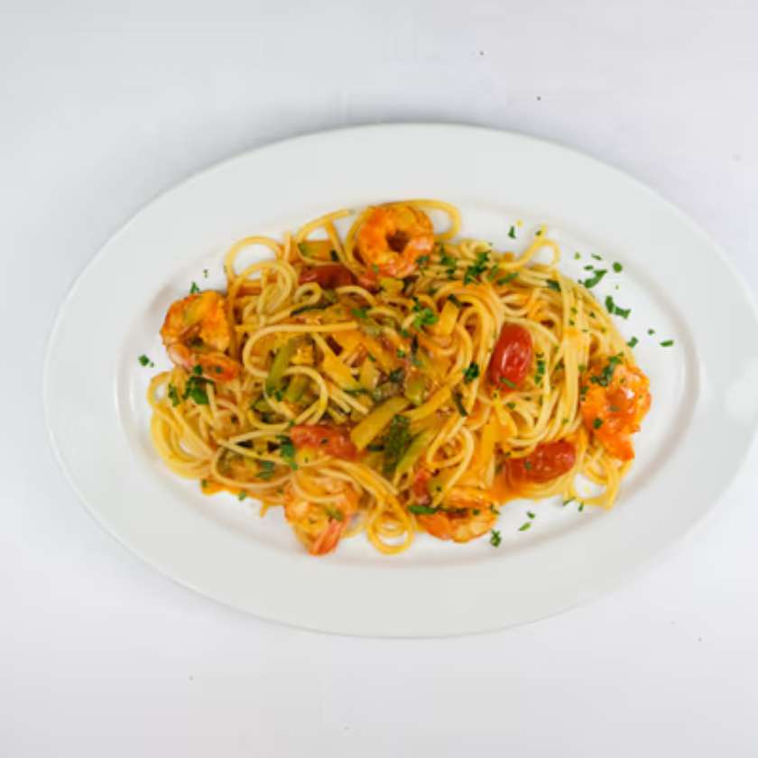 Linguine Gamberi E Zucchine