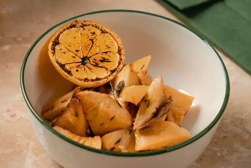 Marinated Eryngii Mushrooms