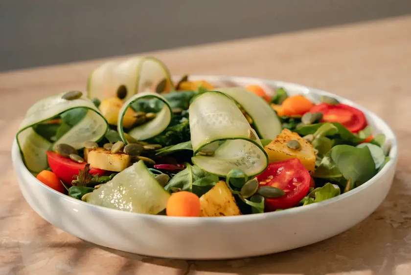 Grilled Pineapple and Broccolini Salad