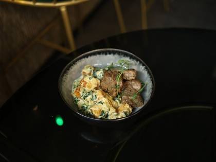 Pork tenderloin with pumpkin in creamy sauce (400g)