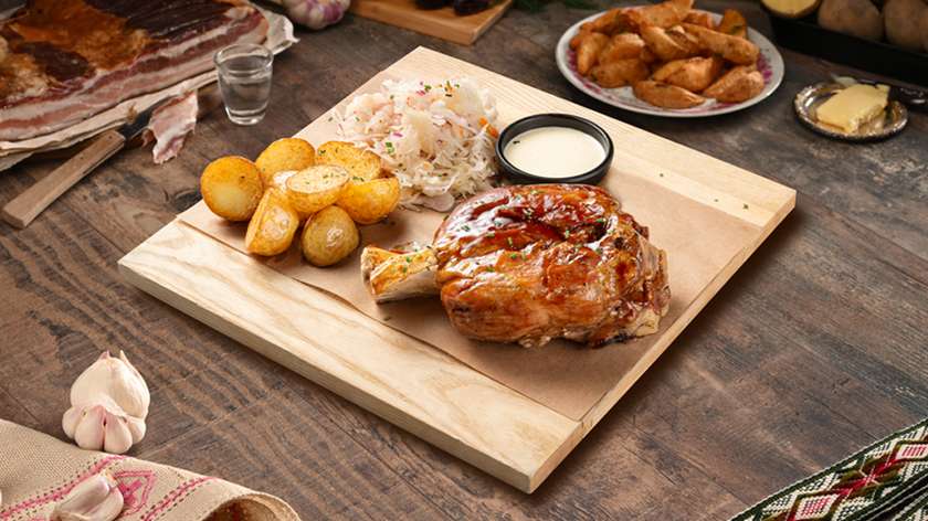 Grandma's roasted pork knuckle
