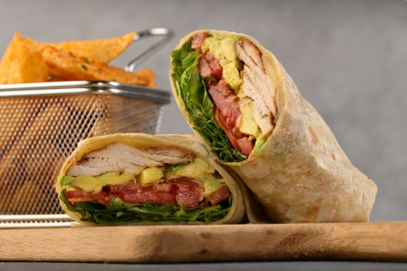 Cheesy Teriyaki Chicken Wrap