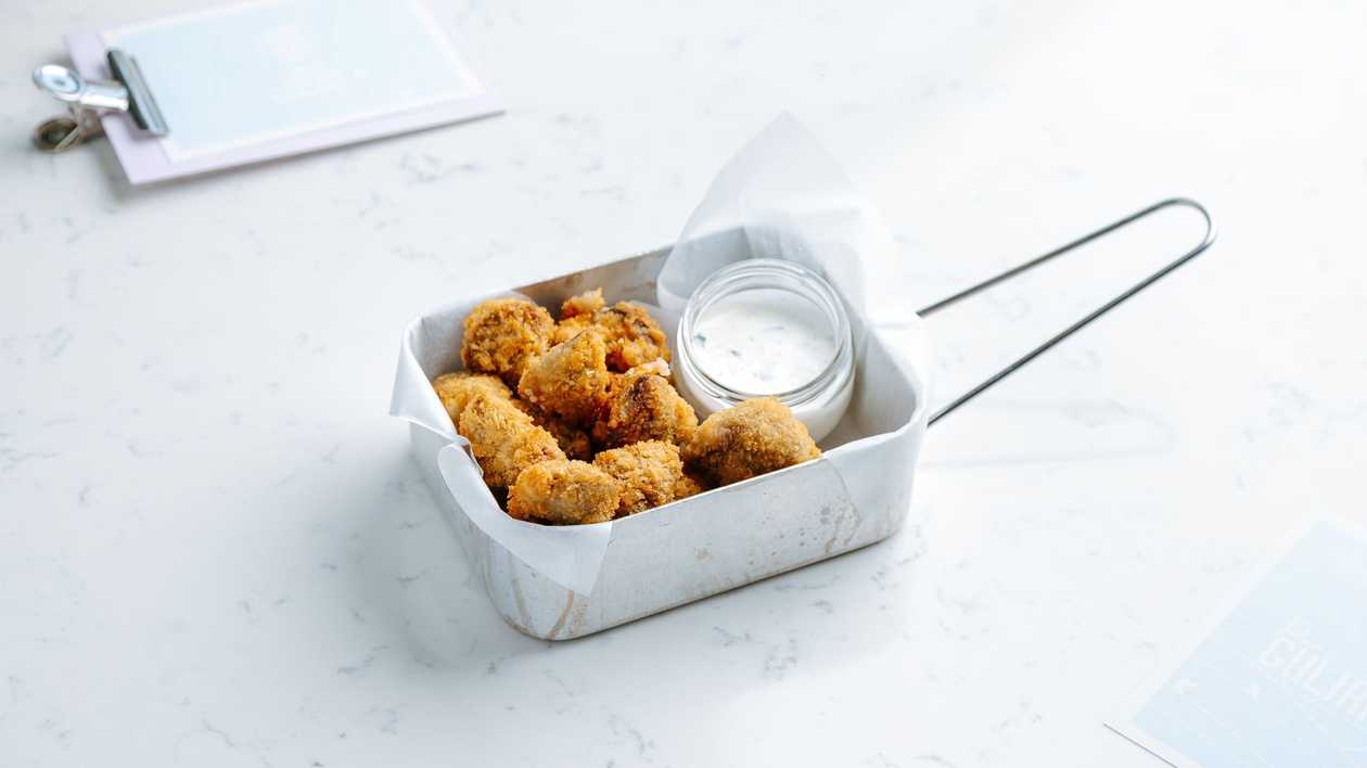 Crispy Breaded Mushrooms