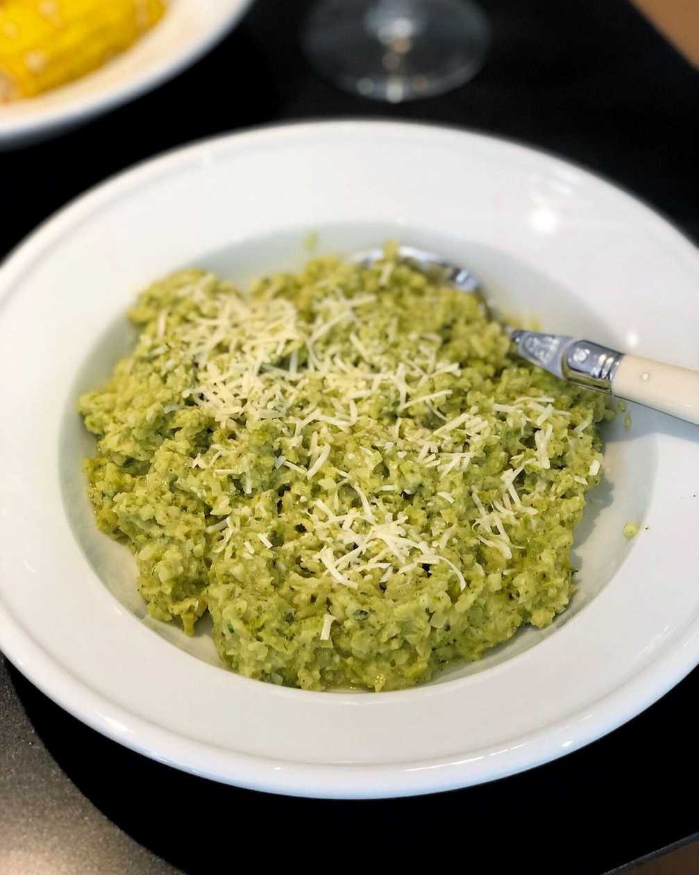 Risotto cu pui si sos pesto
