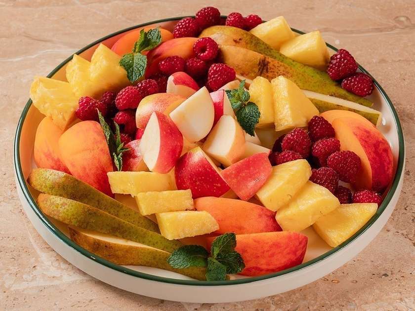 Cubed Fruit Platter