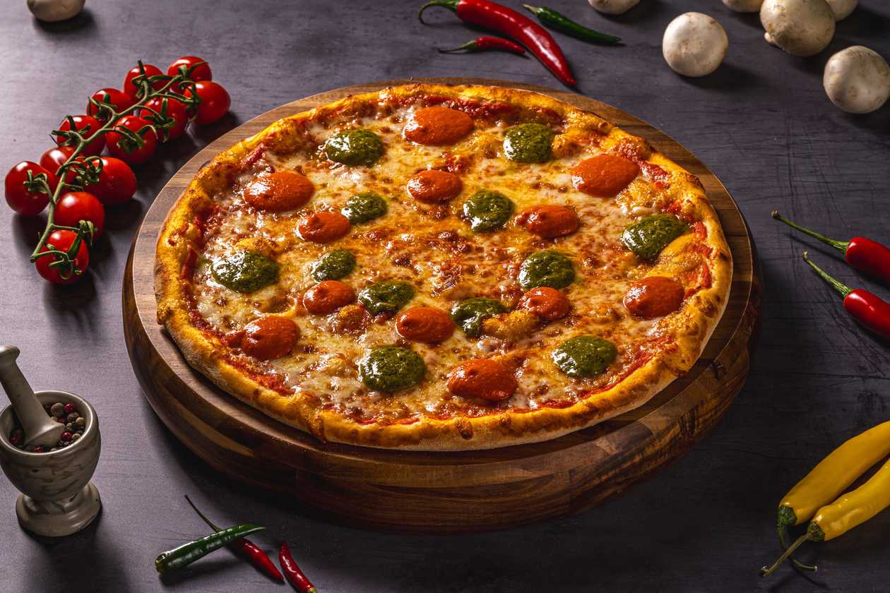Pesto Margherita (32cm)