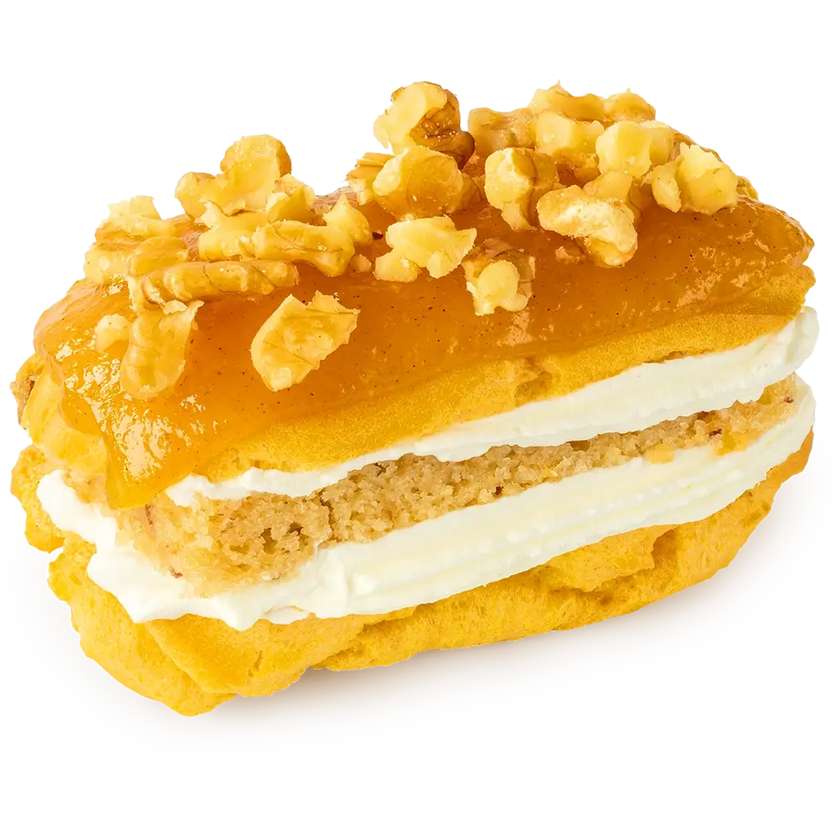 Éclair Abóbora e Noz