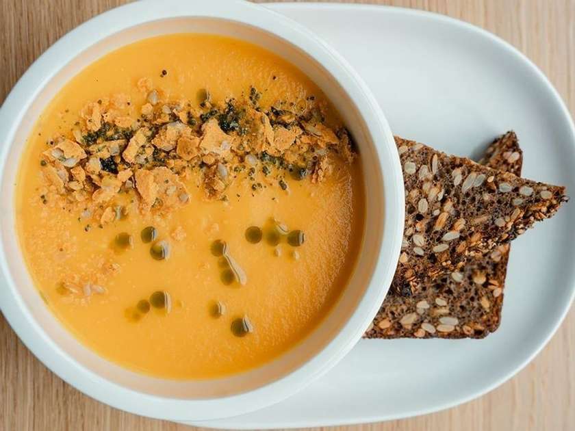 Pumpkin Miso Cream Soup