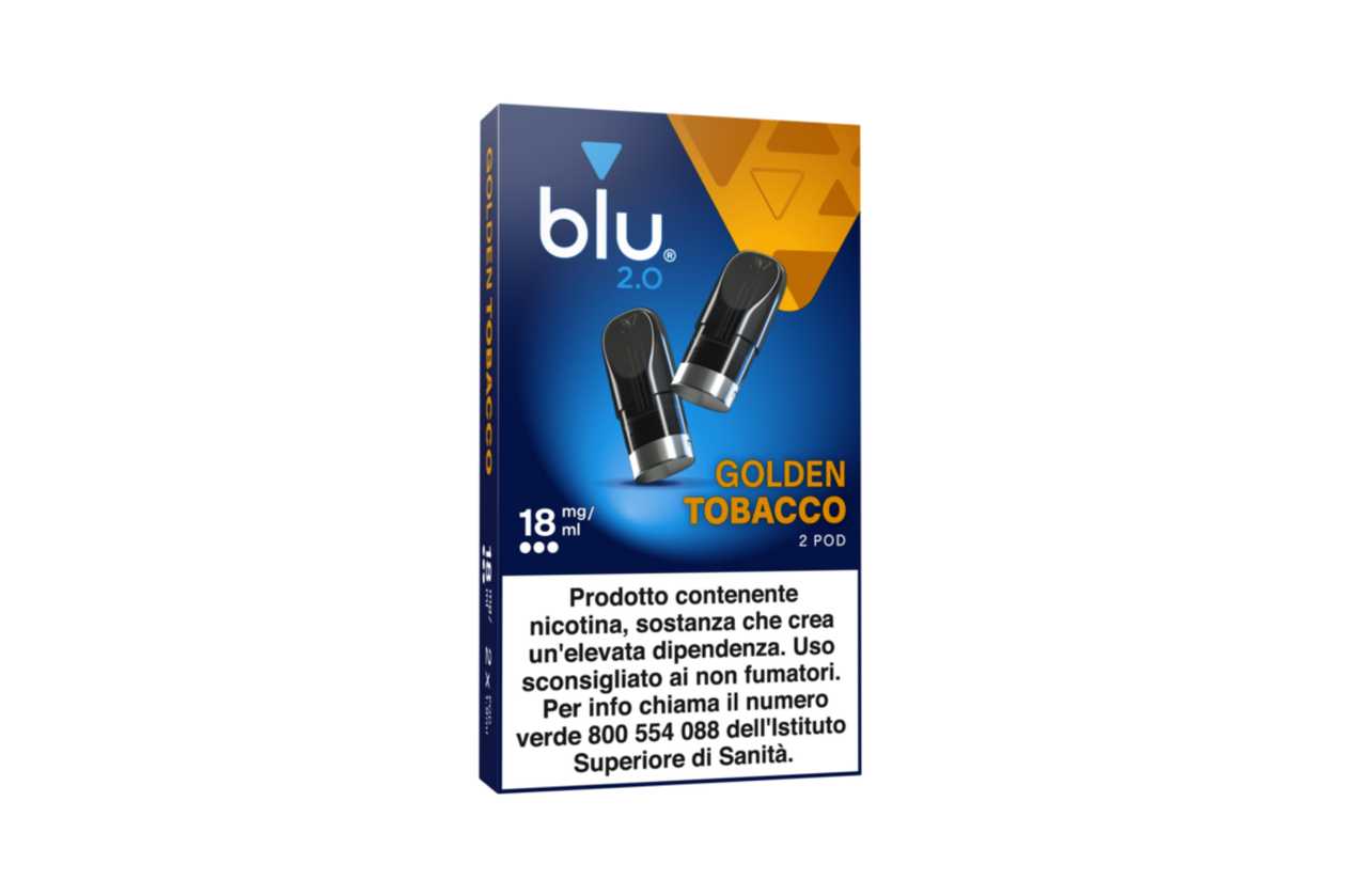 Blu 2.0  Golden Tobacco 2 Recaegas 18mg
