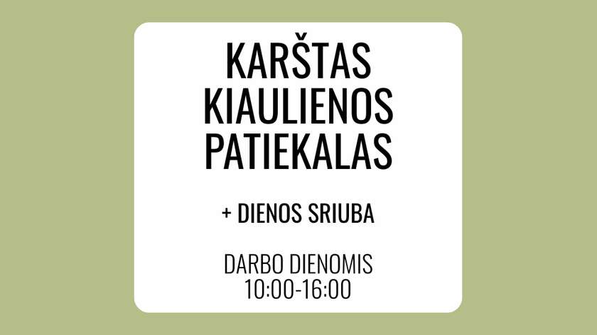 Kiauliena su grūstų pipirų padažu + dienos sriuba