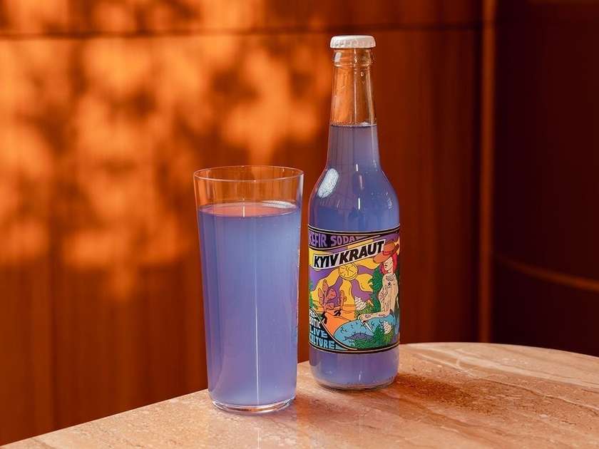 Lavender Kefir Soda