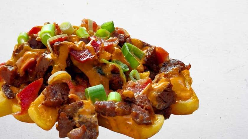 Hovädzí poutine mini