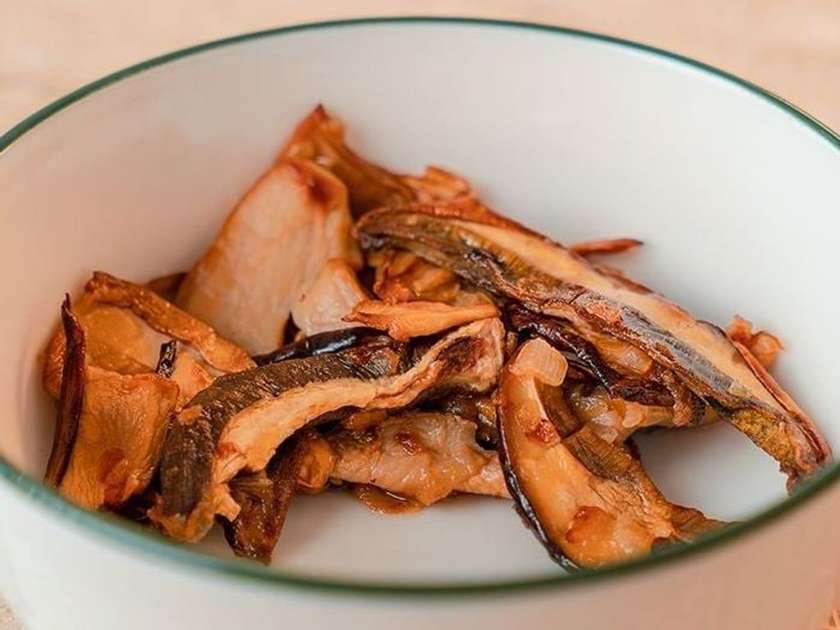 Fried White Mushrooms