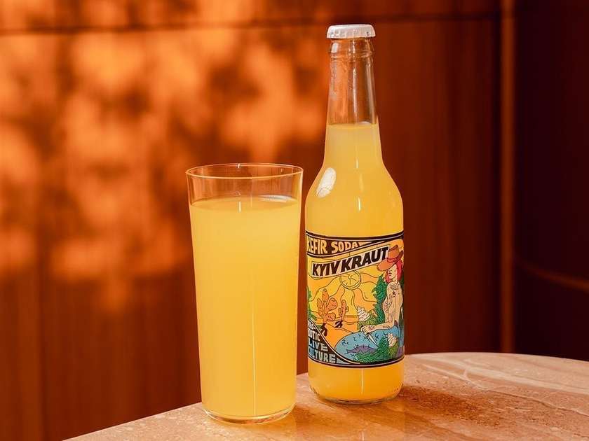 Mango Kefir Soda