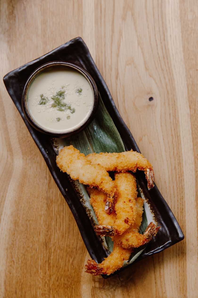 Prawns tempura