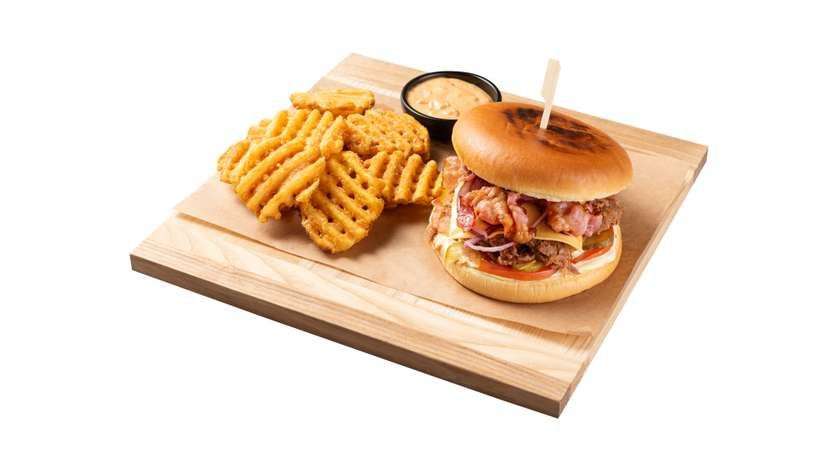 Plėšytos jautienos burgerio rinkinys
