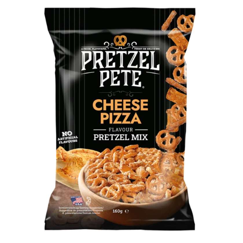 Pretzel Pete Pretzel Mix Cheese Pizza 160g