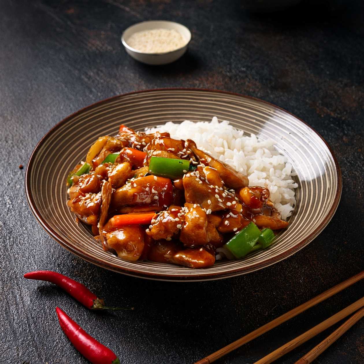 60. Restované Maso Kungpao