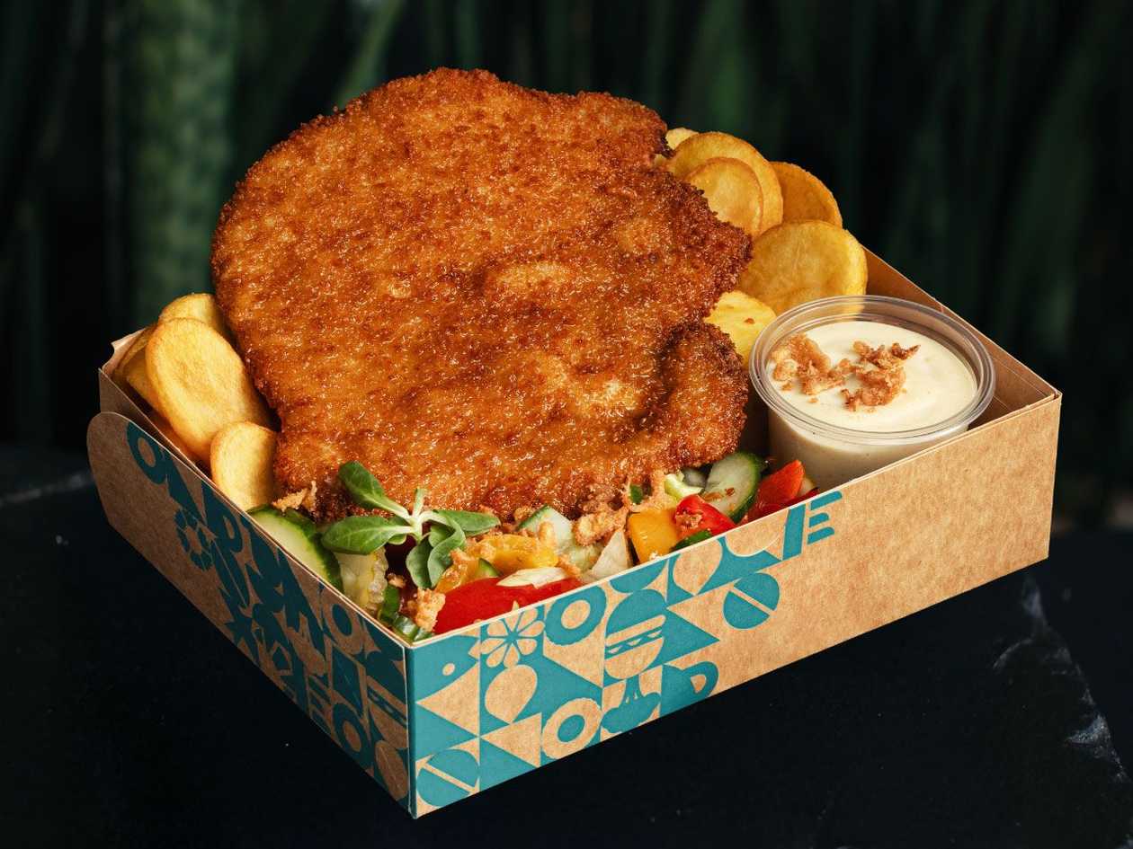 XXL Pork Schnitzel