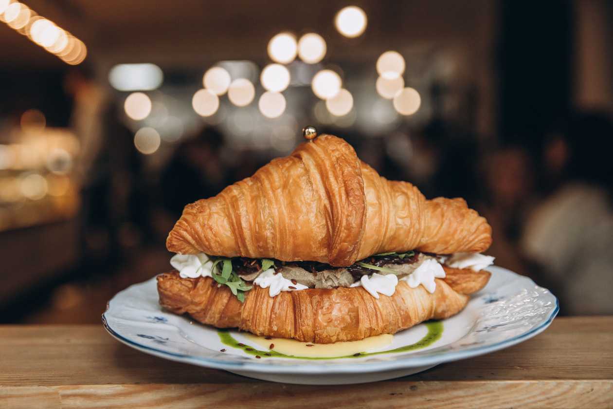 Double Butter Croissant with Pâté