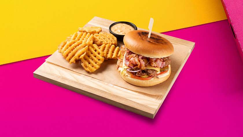 Pulled Beef Burger Set