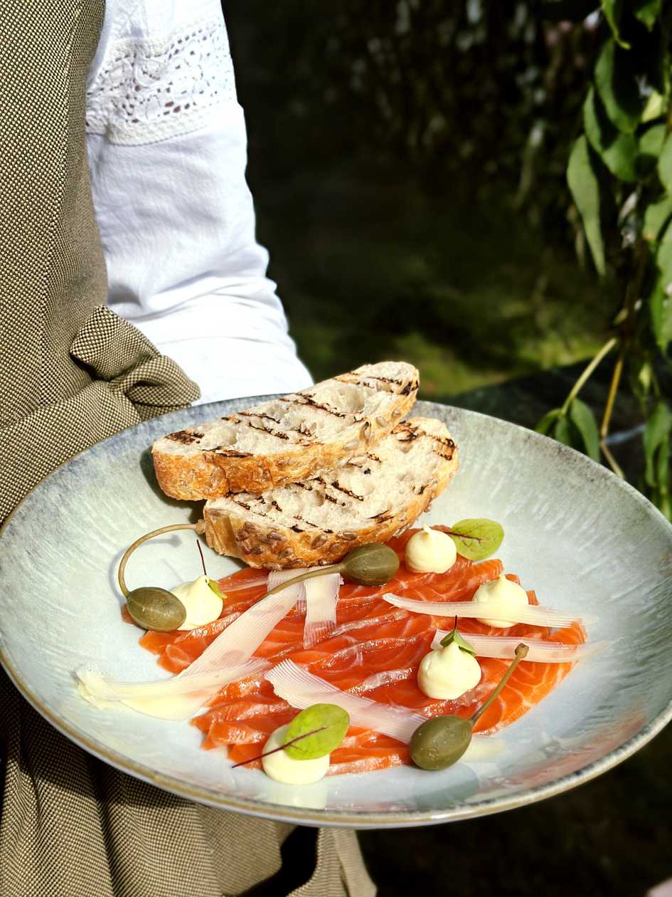 Salted Salmon Carpaccio
