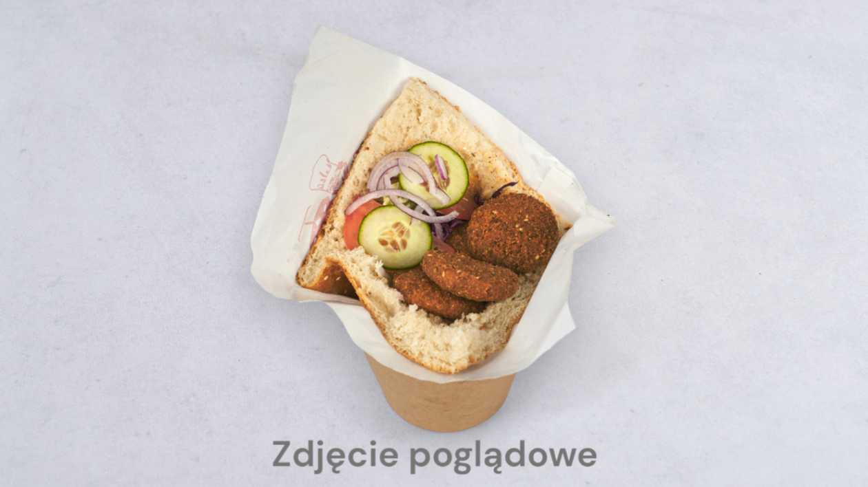 Falafel on Thick Bread