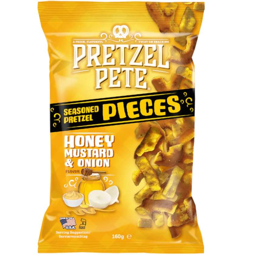 Pretzel Pete Honey Mustard Onion Pretzel Pieces 160g
