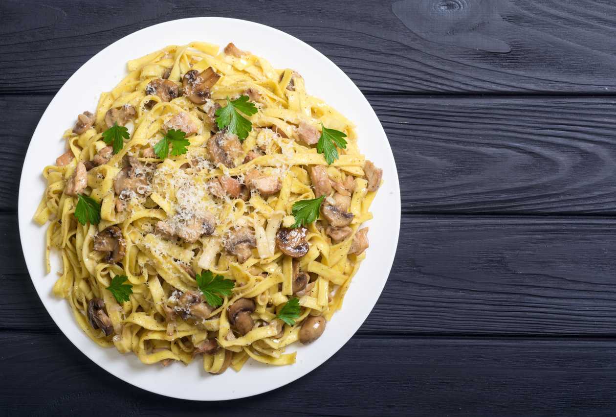 Tagliatelle Spinaci Pollo
