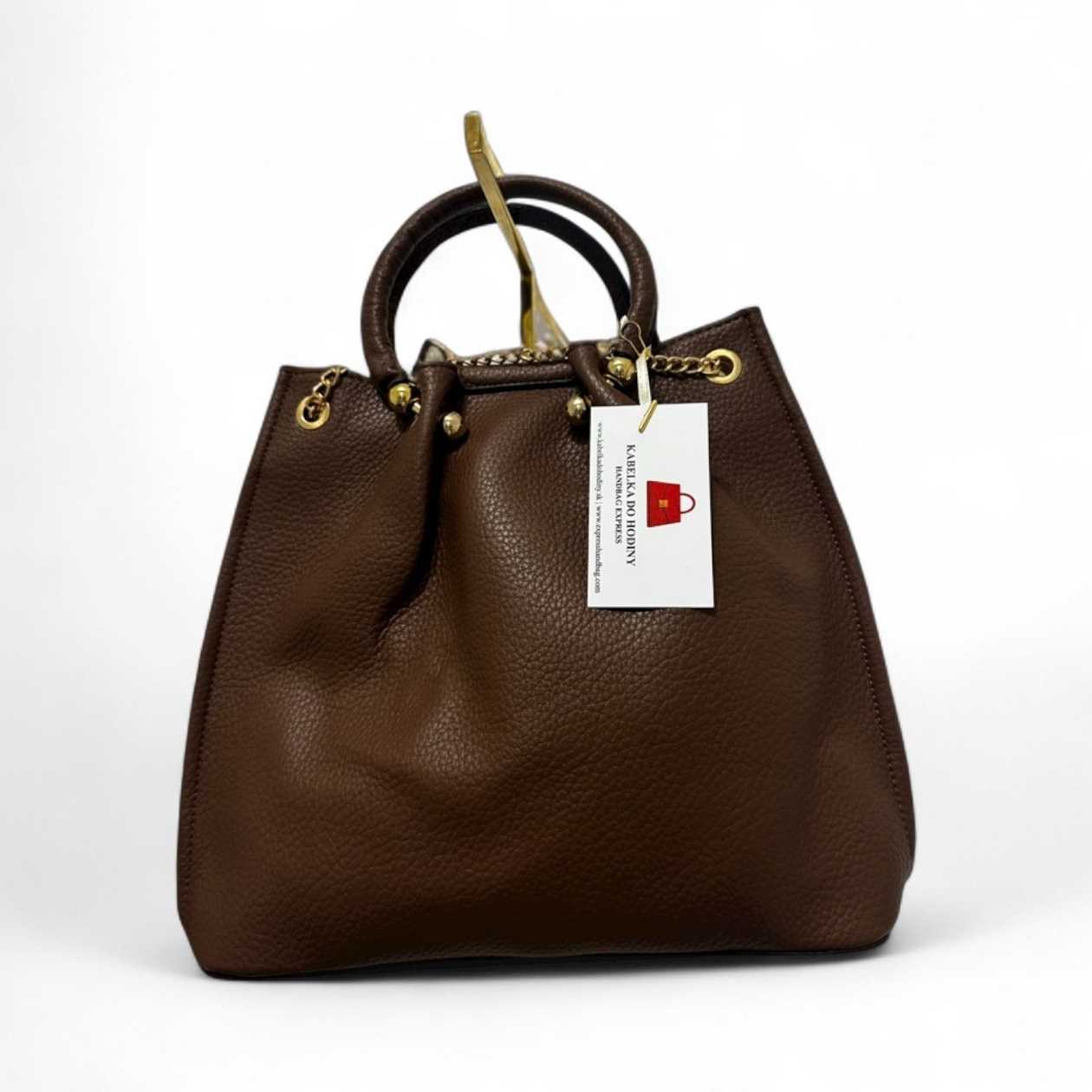 Hnedý Glamour kabelka