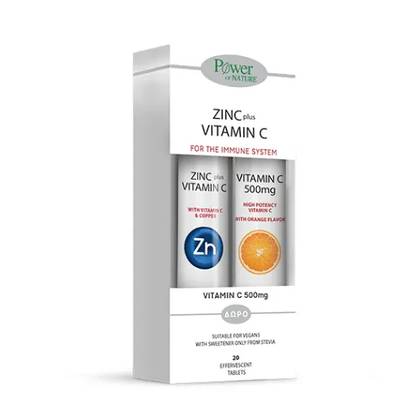 Power Health Цинк плюс C с витамином C