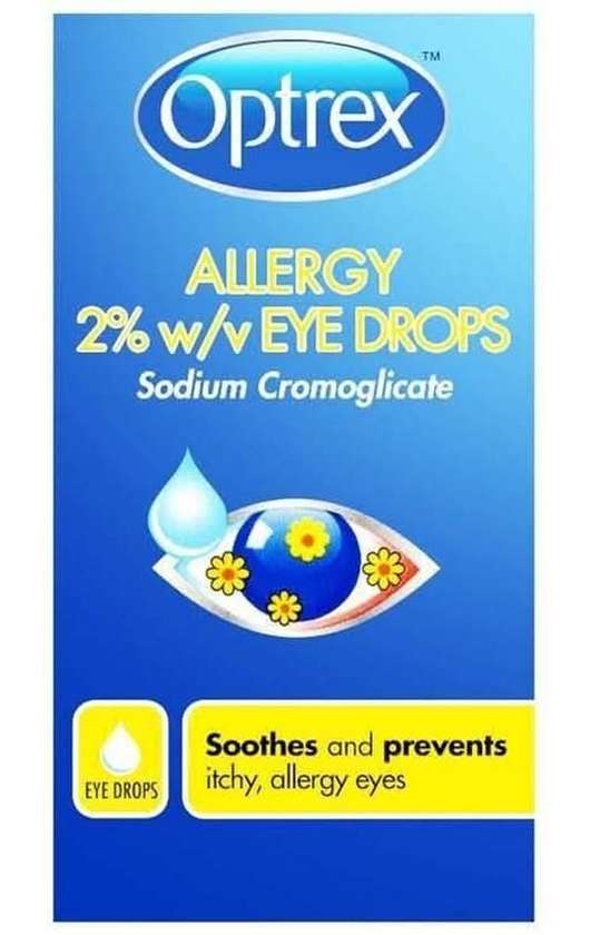 Optrex Allergy 2% Eye Drops (10 ml) Sodium Cromoglicate