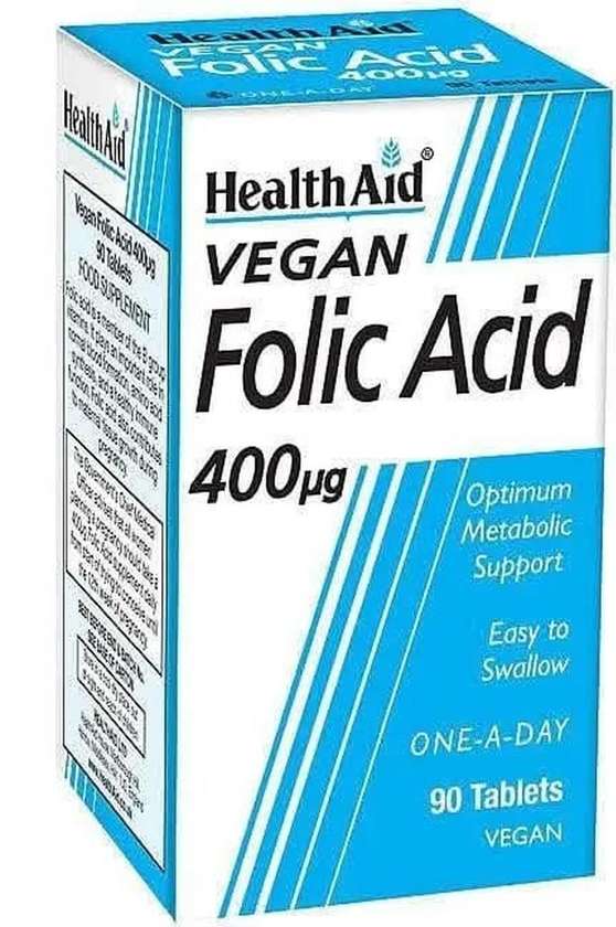 Health Aid Folic Acid 40Mcg (90 pieces)