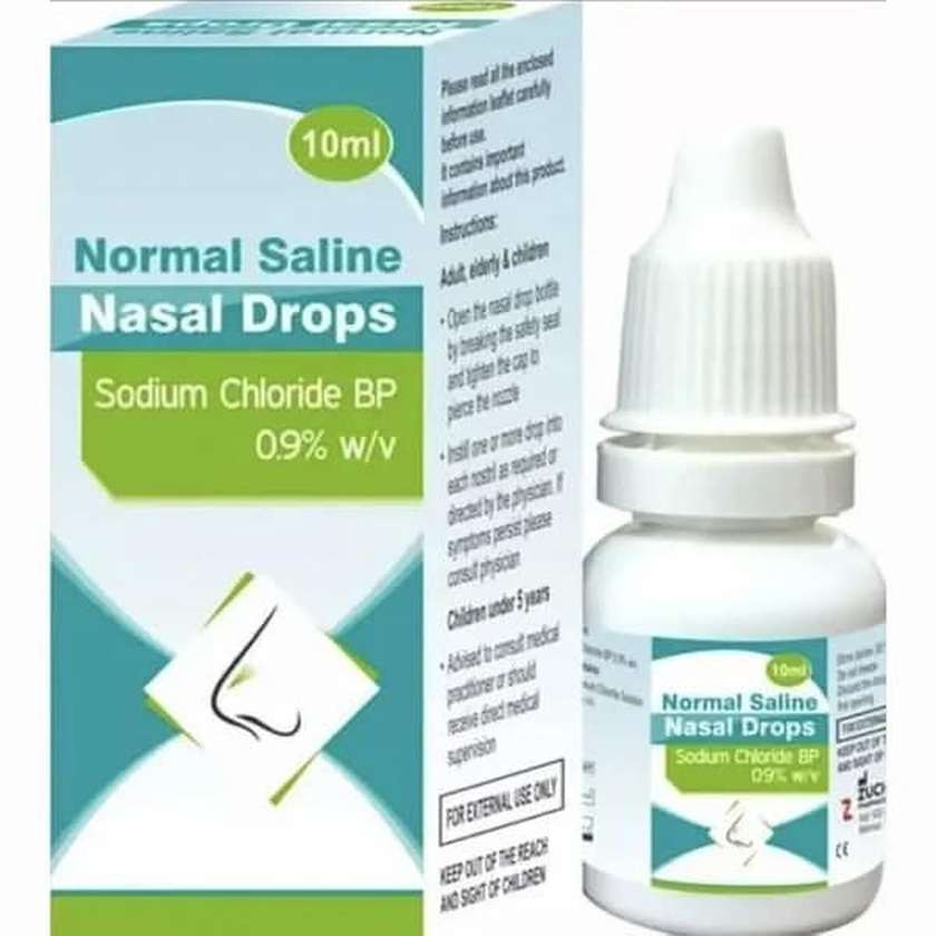 Normal Saline Nasal Drops (10 ml)