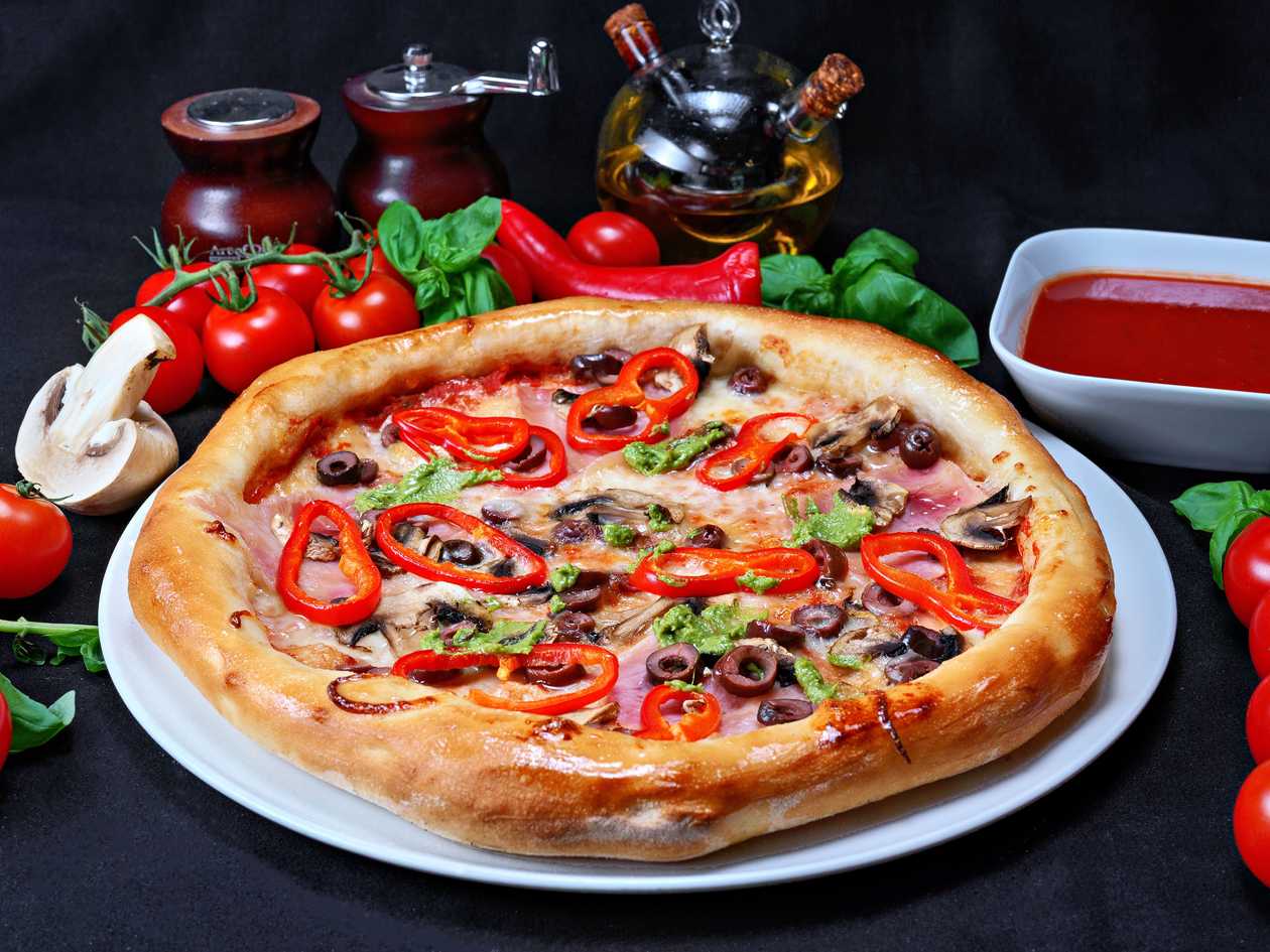 Pizza Quattro Stagioni grande 45 cm