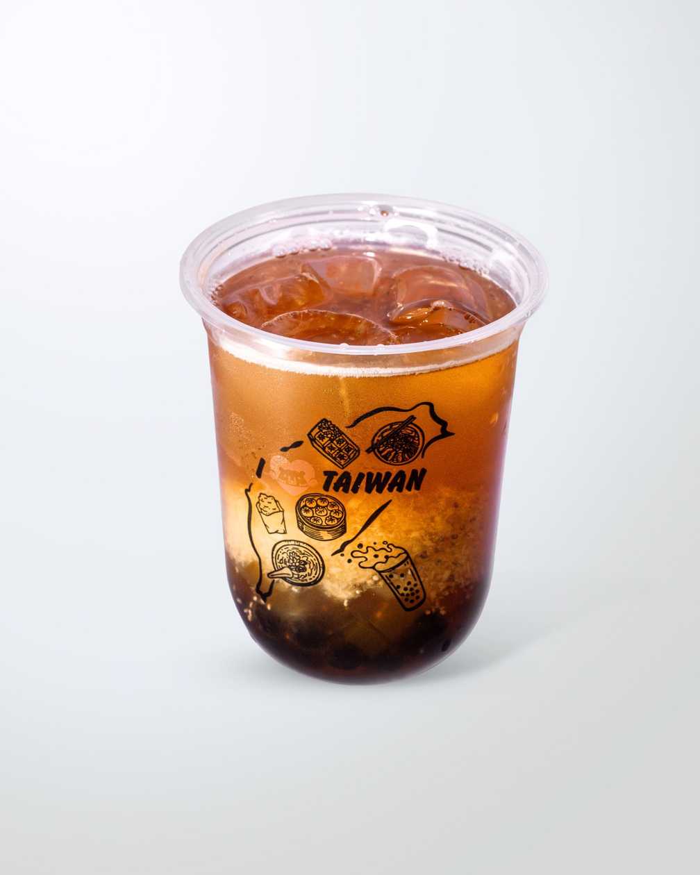 Peach Green Tea Bubble Tea