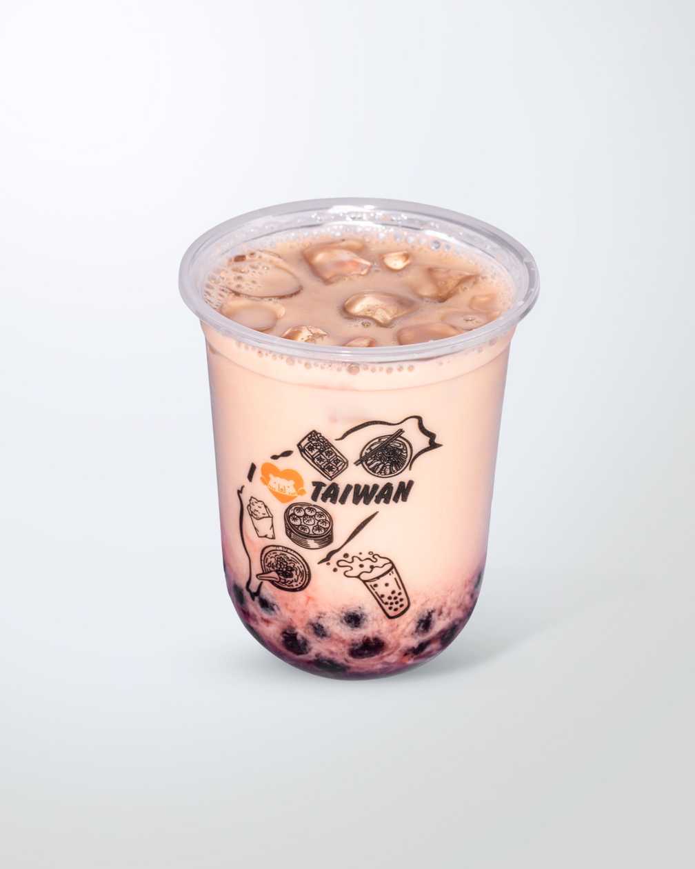Rose Lychee Milk Bubble Tea