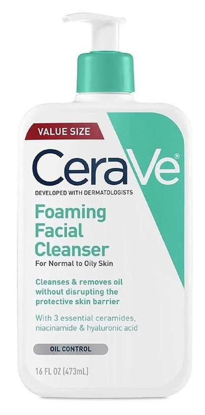 Cerave Foaming Cleanser Normal to Oily Skin (473 ml)