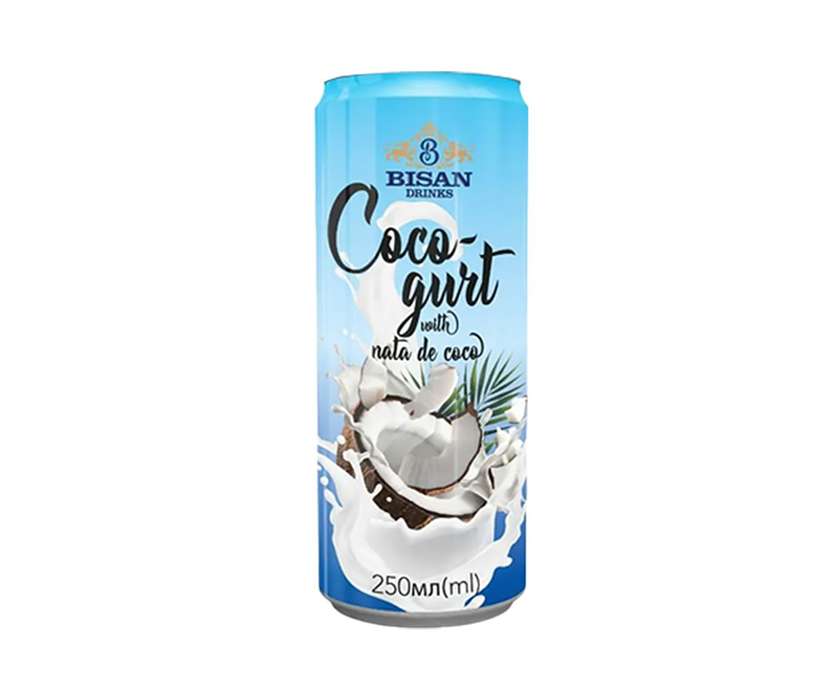 Напій Bisan Cocogurt Original ж/б0,25л(140590)