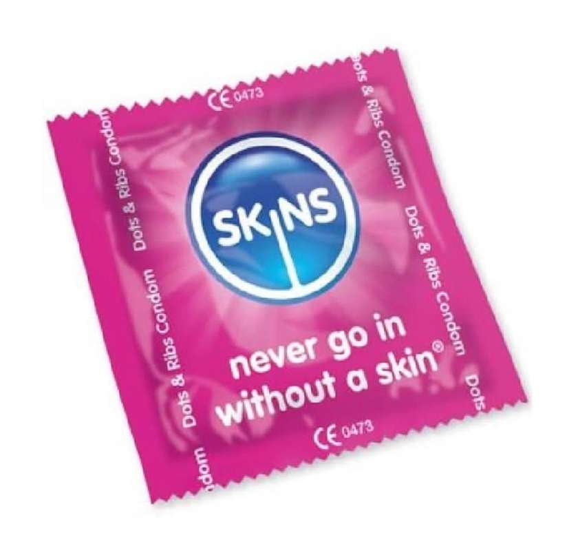 Skins Dots and Ribs Condoms (4 pieces)