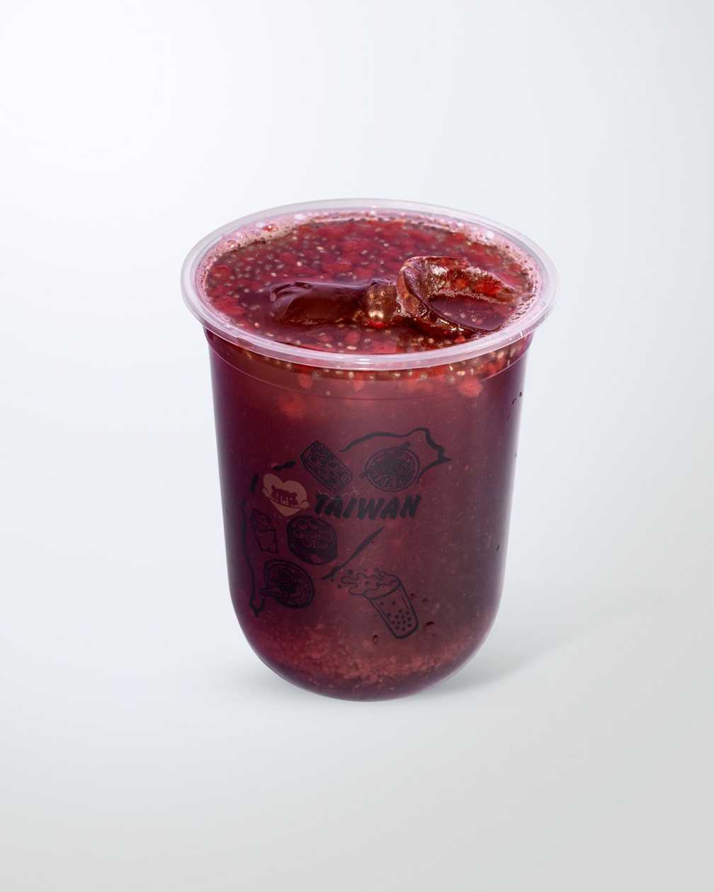 Black Tea with Strawberry-Lychee Flavor